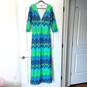 EUC Lilly Pulitzer Lace Maxi Dress